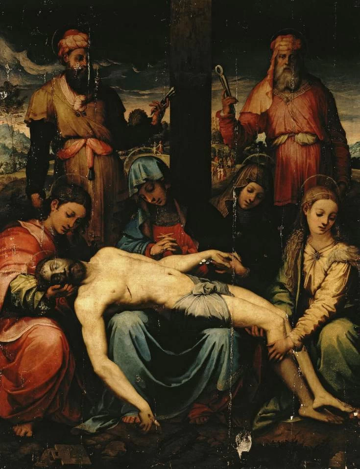 Perin del Vaga - Lamento sul Cristo morto, Hermitage, San Pietroburgo